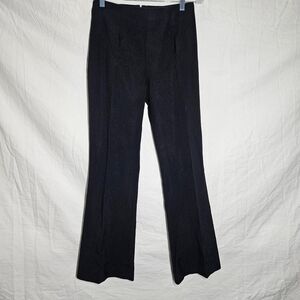 Vintage 90s y2k black high waist flare trousers